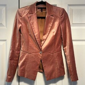 Velour Blazer